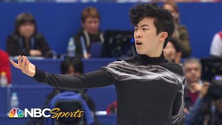 Nathan Chens gold medal winning free skate at 2019 World Championship  NBC Sports [upl. by Flosser714]