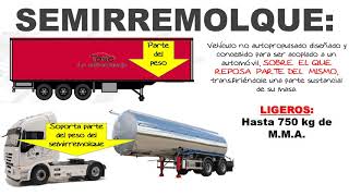 2 Remolques y Semirremolques DIFERENCIAS [upl. by Berri]