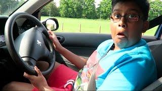 Teaching A 11 Year Old How To Drive FIRST TIME [upl. by Adihahs615]