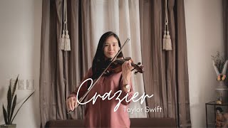 CRAZIER  Taylor Swift  Violin Cover by Justerini [upl. by Llennaj]