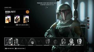 Star Wars Battlefront 2 Boba Fett gameplay Hero’s VS Villains [upl. by Aillil]