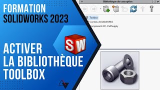 1 Activer la bibliothèque Toolbox de Solidworks [upl. by Otrebire629]