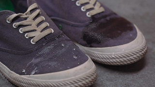 The Ridiculously Easy Way to Waterproof Your Canvas Shoes [upl. by Nyvets]