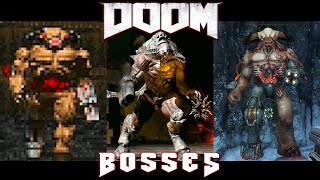 All Bosses of DOOM 1993  2020 [upl. by Einaled262]