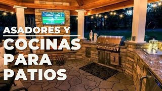 🔴 Asadores Modernos y Cocinas Para Patios Modernos  Cocinas Exteriores Modernas [upl. by Htebsil557]