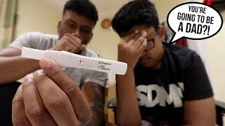 I told him im having a baby PRANK hilarious [upl. by Ydnab]