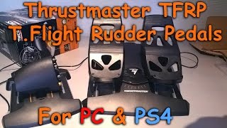 Thrustmaster TFRP TFlight Rudder Pedals PCPS4 [upl. by Anastos743]