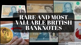 Rare And Most Valuable British Banknotes [upl. by Nenad]