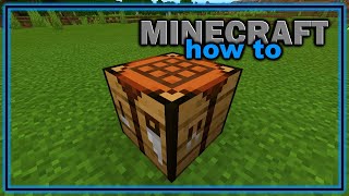 How to Craft and Use a Crafting Table in Minecraft Java vs Bedrock  Easy Minecraft Tutorial [upl. by Dupuis]