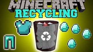 Minecraft RECYCLING UNCRAFT amp RECYCLE ITEMS FOR MATERIALS Mod Showcase [upl. by Adnaval530]