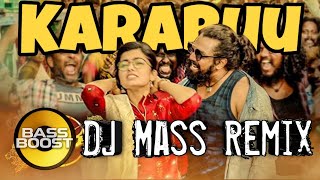 Karabuu Dj Remix Song 🔥💃  Pogaru  Kannada Remix song  Use Headphones [upl. by Hayikat]