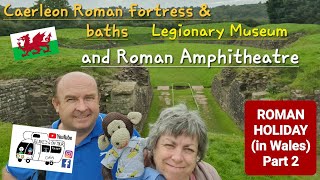 305 Caerleon Castle Roman Fortress and Baths Legionary Museum and Roman Amphitheatre Wales [upl. by Robbi]