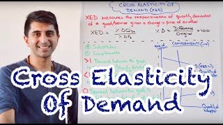 Y1 13 Cross Elasticity of Demand XED [upl. by Esojnauj483]