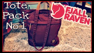 Fjallraven TotePack No1 Review and On the Body  BEST Convertible BackpackTote [upl. by Fawcett]