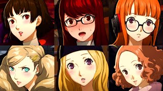 Persona 5 Royal  All Female Love Confessions [upl. by Charlot]