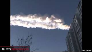 Meteor Blows Out Windows and Injures Hundreds in Siberia [upl. by Beitz]