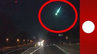 Feuerball über Polen Meteorit verglüht in Erdatmosphäre [upl. by Eanat]