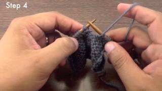 How to Knit the Slip Slip Purl Through the Back Loop Decrease  SSP TBL English Style [upl. by Ailisec789]