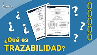 ¿Qué es TRAZABILIDAD [upl. by Alexandrina]