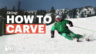 How to Carve Skis  Take Your Skiing to the Next Level  REI [upl. by Niwdog944]