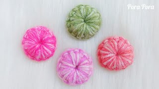 Crochet Button I DIY Crochet Buttons I Crochet Buttons Tutorial [upl. by Lurleen]