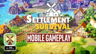 SETTLEMENT SURVIVAL MOBILE Gameplay Android [upl. by Bergmans917]