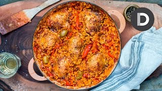 Arroz Con Pollo How to make Best Chicken amp Rice Recipe [upl. by Xela264]