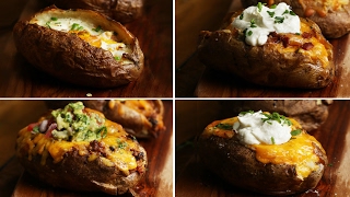 Loaded Baked Potatoes 4 Ways [upl. by Ayaj]