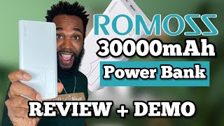 Romoss 30000mah Power Bank Review  Demo [upl. by Severen]