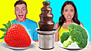 CHOCOLATE FONDUE CHALLENGE [upl. by Xella]