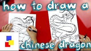 How To Draw Chinese Dragon [upl. by Hana276]