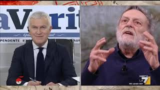 Maurizio Belpietro vs Gino Strada sui migranti Volete aprire le porte di tutte le case italiane [upl. by Dorr492]