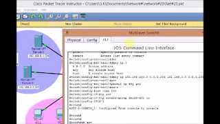 Network20 Control InterVLAN routing by ACLs [upl. by Malone575]