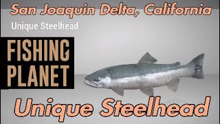 Fishing Planet  Unique Steelhead  San Joaquin Delta California [upl. by Waldner]