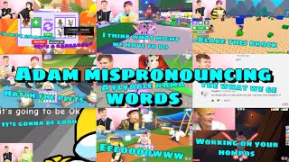 LankyBox Adam mispronouncing words compilation [upl. by Hazmah]