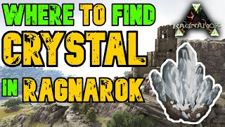 Ark Ragnarok Where to Find Crystal [upl. by Georgette449]