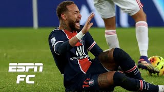 PSG vs Lyon reaction Neymars injury a result of him trying to do too much  Leboeuf  ESPN FC [upl. by Willing]