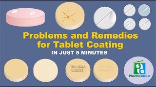 Problems and Remedies for Tablet Coating in Just 5 Minutes [upl. by Asnarepse]