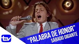 Luis Miguel  Palabra de honor  Sábado Gigante [upl. by Ecyla]