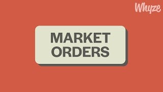 How To Buy And Sell Stocks Using Market Orders [upl. by Aistek]