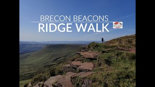 Brecon Beacons National Park South Wales Day hike from Talybont reservoir wellbeing greenspaces [upl. by Ydurt415]