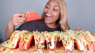 10 HOMEMADE TACOS MUKBANG [upl. by Freida]