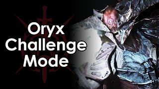 Destiny Taken King The Official Oryx Challenge Mode amp 50 Calcified Fragment Reward [upl. by Nirok806]