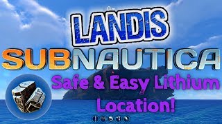 Lithium Location  Subnautica Guide [upl. by Kcirdek]