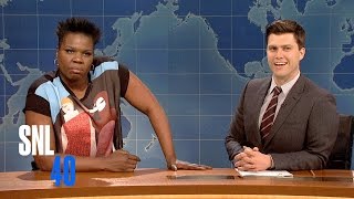 Weekend Update Leslie Jones on Crazy Bitches  SNL [upl. by Aggi]