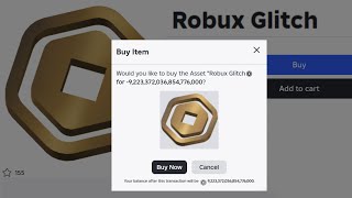 Roblox MESSED UP Robux Glitch [upl. by Lianna391]