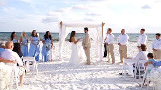 Destin Florida Beach Wedding  Dakota amp Payton Destination Wedding [upl. by Ewan]