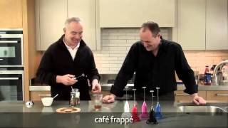 How to make a frappé coffee using an aerolatte milk frother [upl. by Mide639]