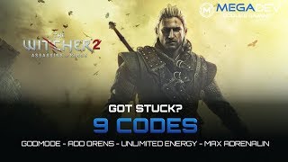 THE WITCHER 2 Cheats Godmode Add Orens Unlimited Energy   Trainer by MegaDev [upl. by Sucramd]