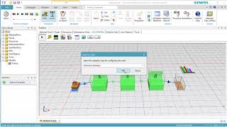 Plant Simulation Creating a Simple Model [upl. by Enaed61]